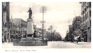 MAIN STREET scene Salt Lake City, Utah UT UDB - Postcard - Picture 1 of 2
