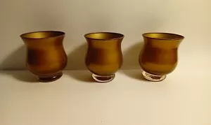 Candle Holder Vintage Green Glass - Picture 1 of 6