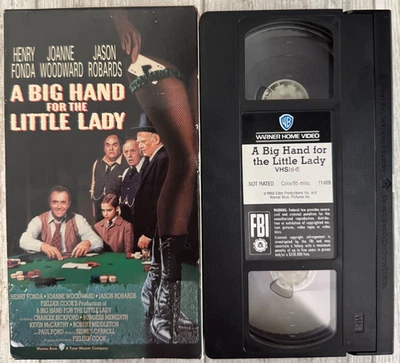 A Big Hand For The Little Lady VHS Henry Fonda Jason Robards Joanne Woodward - Imagem 1 de 3