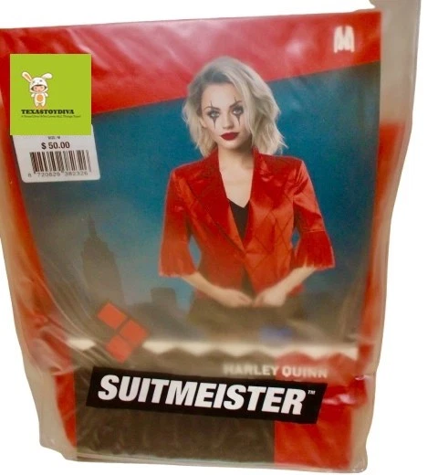 Batman Harley Quinn Blazer Halloween Disfraz Chaqueta Damas Mujeres MEDIANO 8-10 Foto 1 de 1