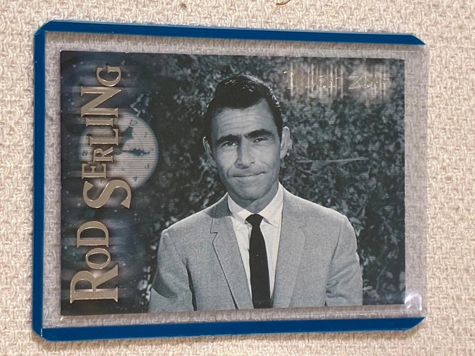 2000 Twilight Zone Series 2 Next Dimension Rod Serling Insert Card #RS3 NM Prata - Imagem 1 de 2