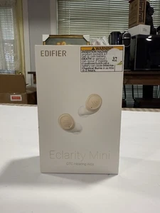 Eclarity Mini Edifier Hearing Aid Amps OTC Bluetooth White Recharge - Picture 1 of 17