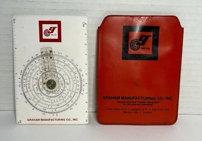 Vtg 1971 Sama & Etani Concise Circular Slide Rule Model G1 Graham Manufacturing - Image 1 of 4