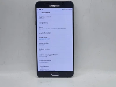 Samsung Galaxy Note5 - 32 GB - Black - Verizon - Image 1 of 4