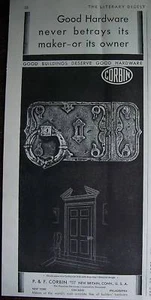 1930 Antique Corbin Door Hardware Somerset Design Ad - Picture 1 of 1