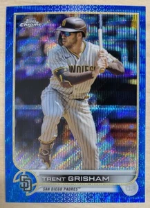 TRENT GRISHAM - 2022 Topps Chrome BLUE WAVE REFRACTORS [36/75] #175 - PADRES - Picture 1 of 2