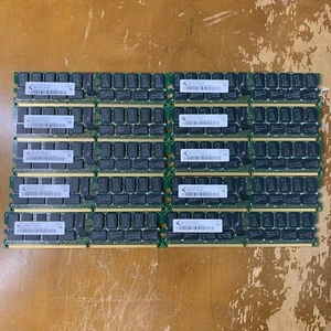 Lot 10 x4gb 40gb- Qimonda DDR2 4GB PC2-5300 Registered Reg RAM Memory - Picture 1 of 5