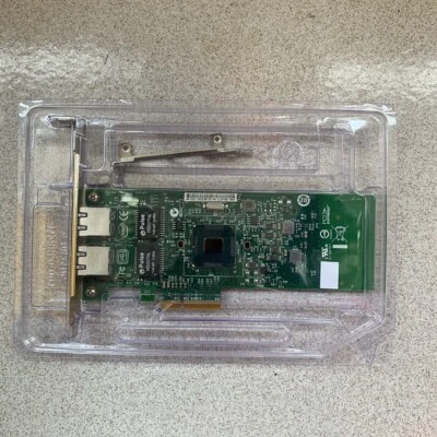 NEW Dell Intel 01P8D1 1P8D1 Dual-Port RJ45 PCI-E Gigabit Network Ethernet Card - Image 1 of 4