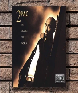 Poster seta KX562 Tupac 2pac Me Against The World stampa rap 20x30 24x36 40 pollici - Foto 1 di 3