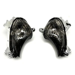 Smoke Front Turn Indicator Signal Lens Fits Suzuki Hayabusa GSX1300R 2008-2019 - Picture 1 of 7