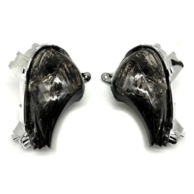 Smoke Front Turn Indicator Signal Lens Fits Suzuki Hayabusa GSX1300R 2008-2019 - Imagem 1 de 4