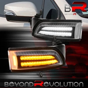 For 2015-2021 WRX STI Chrome Sequential LED Side Mirror Lamp Turn Signal Lights - Picture 1 of 7