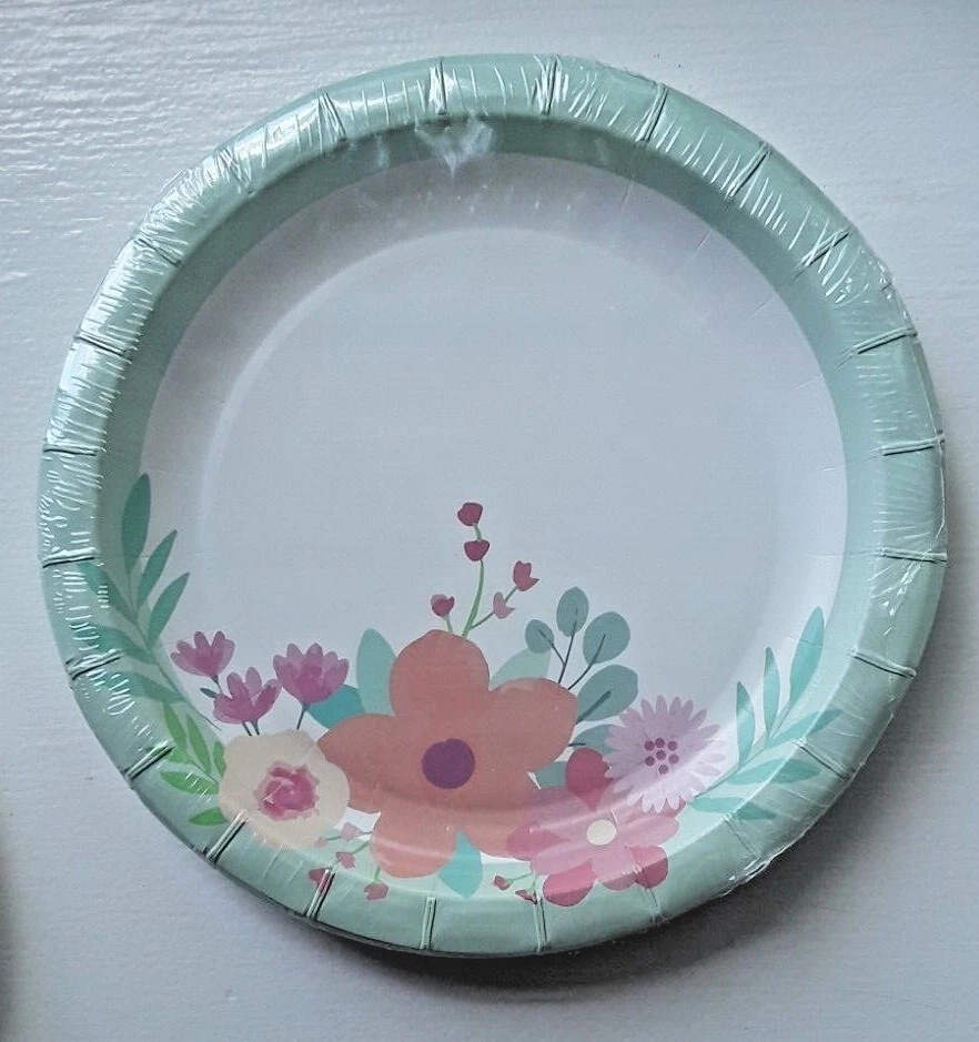 Celebrate any Occasion with Pretty Floral, Plates, Napkins and Table Covering - Image 1 of 1