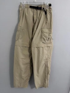 REI Pants Mens Sz S X 32" Tan Cargo Convertible Zip Off Nylon Outdoors Hiking - Picture 1 of 8