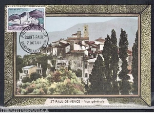 FDC CP 1°JOUR**ST.PAUL.DE.VENCE.OBL.ST.PAUL-1961**TIMBRE Y/T.1311 - Foto 1 di 1