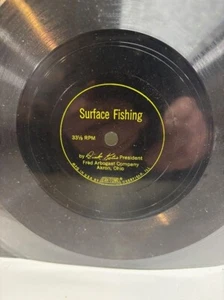 Fred Arbogast *RARO* Flexi Disk Record "Pesca de superficie" y "Pesca de obstrucción" - Imagen 1 de 6