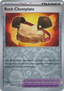 Pokemon Scarlet & Violet Rock Chestplate Reverse Holo 192/198 - Picture 1 of 1