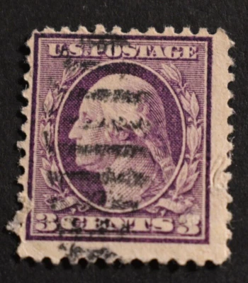 1916 US Scott #501 - 3 Cent Washington - Used/LH/NG/F-VF - Image 1 of 2