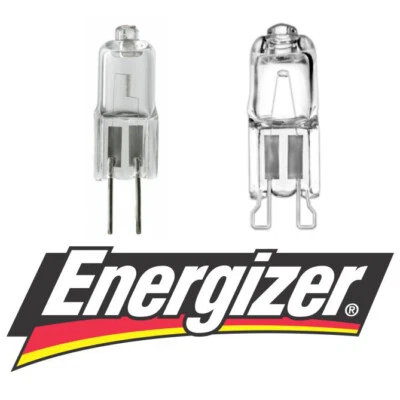 Energizer Halogen G4 G9 Bulbs Capsules 16w = 20w 33W = 40W WATT 2900k Warm White
