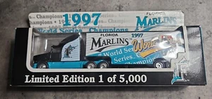 MLB 1997 Florida Marlins World Series Tractor Trailer Die Cast 1:80, Limited ED - Picture 1 of 2