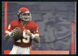 1994 Collector's Choice #3 Joe Montana / Len Dawson Then and Now - Picture 1 of 2