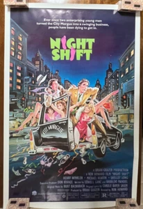 ROLLED NIGHT SHIFT 1982 MOVIE POSTER 27x41 HENRY WINKLER, MICHAEL KEATON - Bild 1 von 1