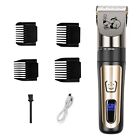Ajelu Dog Clippers, Cordless Low Noise Rechargeable Electric Dog Grooming Cli...