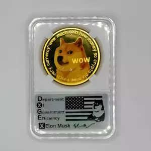 Elon Musk Signature Laser Engraved DOGE COIN- Limited Edition - Picture 1 of 5