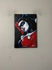 Harley Quinn Comic Arkham Joker  12"x 18" Pop Art Paintings Chris Cargill