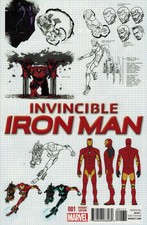 INVINCIBLE IRON MAN (2015) #1 - Marquez Variant - New Bagged