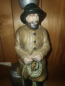 Rare Vintage Sea Captain Lighthouse Lamp w/ Beacon Topper SIGNED D.A MORSE - Picture 1 of 12