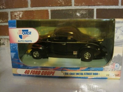 2003 FIRST GEAR CARQUEST 1940 FORD COUPE 4TH IN SERIES STREET ROD COIN BANK-NEW - Image 1 of 4