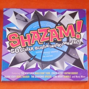 Shazam! 50 Guitar Bustin' Instrumentals. CD Music Compilation Album 2011 Rock - Picture 1 of 8
