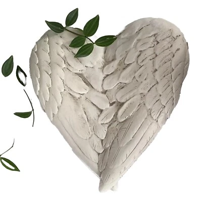 New in Box Angel Wings Heart Wall Plaque “You Give My Heart Wings” 9” - Image 1 of 4