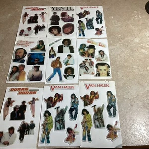 Confezione Adesivi Vintage ROCK STARS Puffy Musica Anni 80 Cultura Pop - NUOVO - Foto 1 di 10