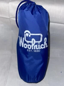 Woolrich Pants Blue Windbreaker Track Field Blue White L With Bag - Picture 1 of 9