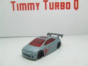 HOT WHEELS HONDA CIVIC SI 2006 IN SILVER BLUE RARE 75 MM LONG Q - Picture 1 of 6