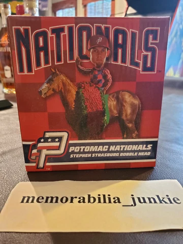 Stephen Strasburg Potomac Nationals SGA Bobblehead Kentucky Derby 2018 Cover