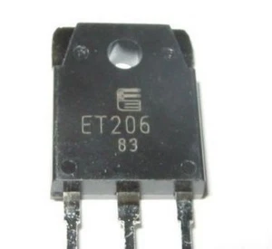 FUJI ET206 TO-3P MOLD TYPE BIPOLAR TRANSISTORS USA ship - Picture 1 of 1