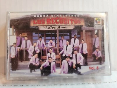1994 Banda Sinaloense Los Recoditos Adios Amor Vol. 6 Cassette MUSART CMP-1196 - Image 1 of 4
