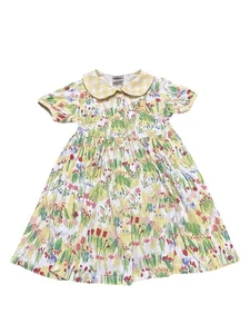 Vintage The Disney Store Winnie Puuh Mädchen Kleid Blumenmuster Gr. 7-8 Knöpfe Kleid - Bild 1 von 10
