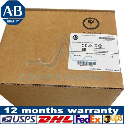 1756-A10 AB ControlLogix 10 Slots Chassis 1756-A10 Spot Goods - Image 1 of 2