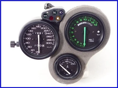 Medidor genuino DUCATI 2001 996S 300 km/h 748 916 998  Foto 1 de 4