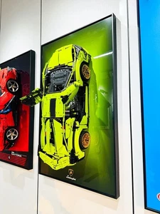31.5" Display wall mount frame for LEGO 42115 Lamborghini Sián FKP 37 (Style C) - Picture 1 of 18