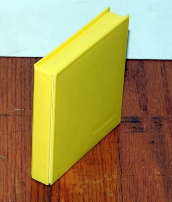 Yellow Media Mate 3-1/2-inch floppy disk storage box. Holds 4 diskettes - Image 1 of 3