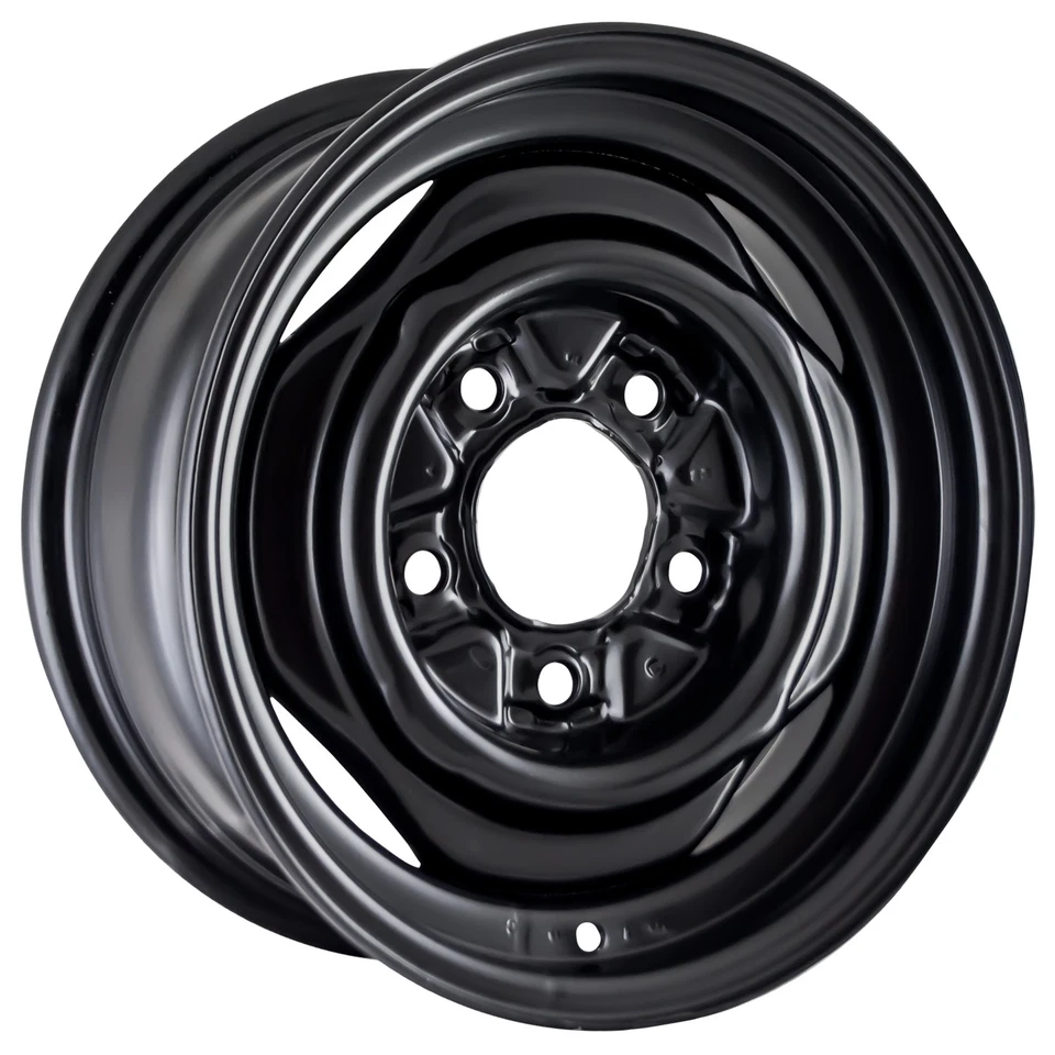 Refurbished 15'' Painted Black Steel Wheel E7TZ1015C 560-01570 Foto 1 de 1