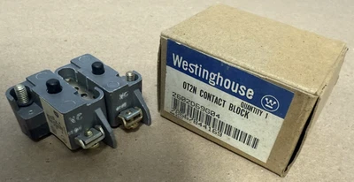 WESTINGHOUSE 0T2N, 2602D69G04 CONTACT BLOCK HEAVY DUTY 600VAC/VDC *NEW IN BOX* - Image 1 of 4