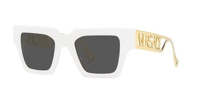 New VERSACE Women's Sunglasses VE4431 401/87 White Dark Grey 50mm - Image 1 of 4