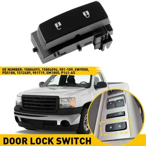 Interruptor eléctrico para Chevrolet Silverado 2500 HD 3500 cerradura de puerta eléctrica lado izquierdo - Imagen 1 de 12