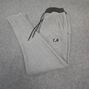 Nike Track Pants Mens SMALL Grey Sportswear Modern Jogger Fleece Training Size S - Picture 1 of 11
